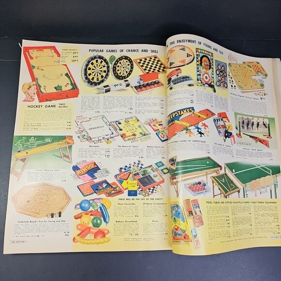 1953-1954 Eaton’s Fall And Winter Catalogue Some Rips Read OVERSIZED BOOK! - Picture 16 of 16